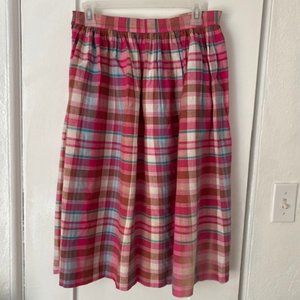 Vintage madras skirt